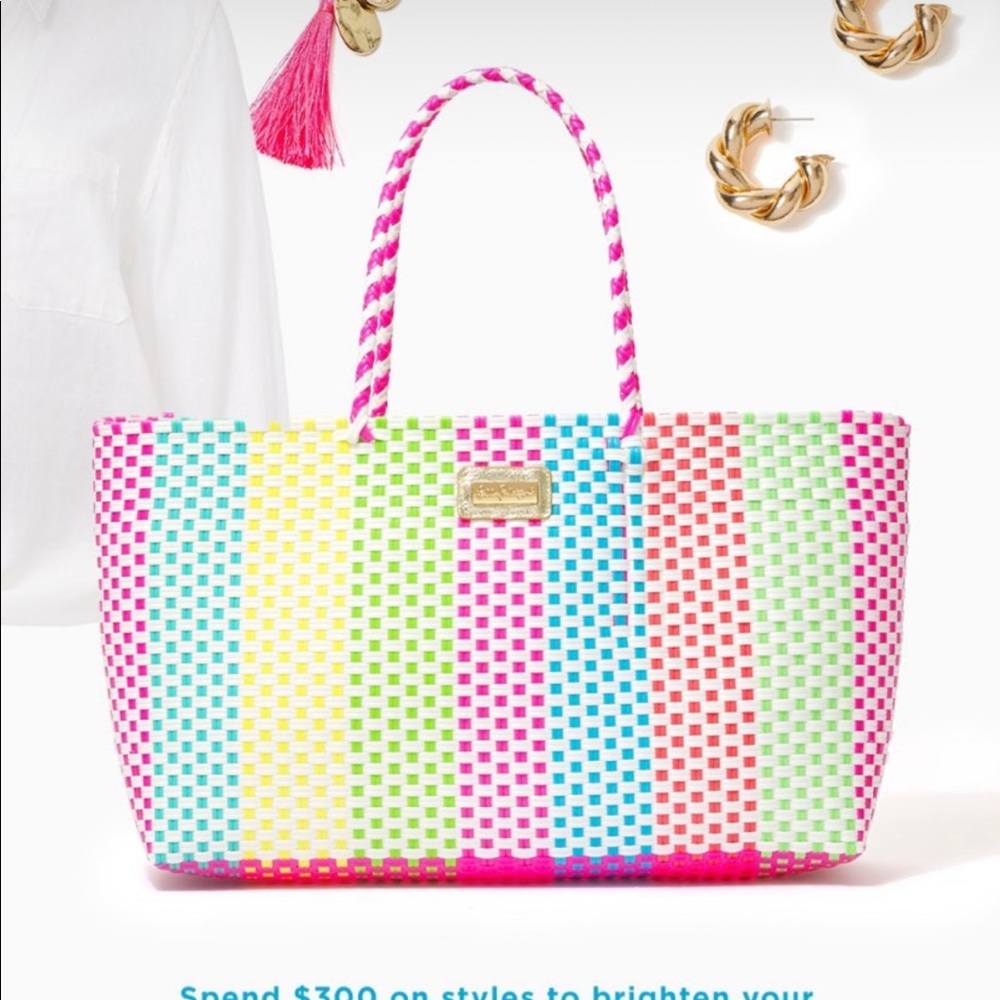 Lilly Pulitzer GWP Woven Tote